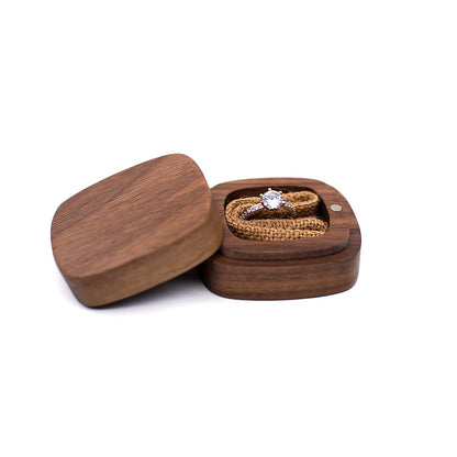 Nordic Wood Ring Box | Free Engraving